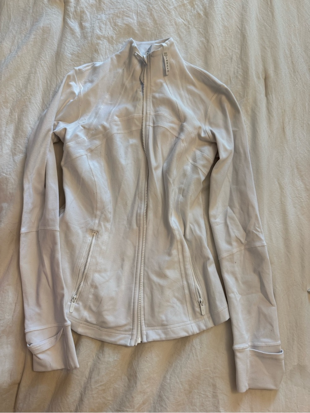 lululemon athletica White Full-Zip Athletic Jacket